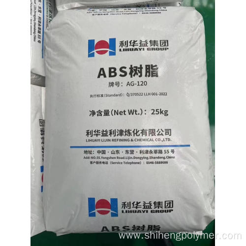 white abs plastic particles